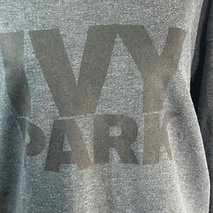 IVY PARK Charcoal Grey Logo Sweatshirt Women's Size M